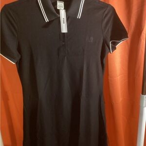 PINK Victoria's Secret Black Polo with White Accents Dress